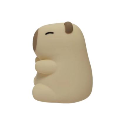 LED RGBW himmennettävä ladattava kosketusohjattu lasten yövalo KAPYBARA LED/0,45W/5V 800 mAh