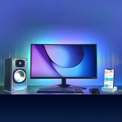 LED RGBW Himennettävä nauha 5 m LED/13,5W/230V Wi-Fi