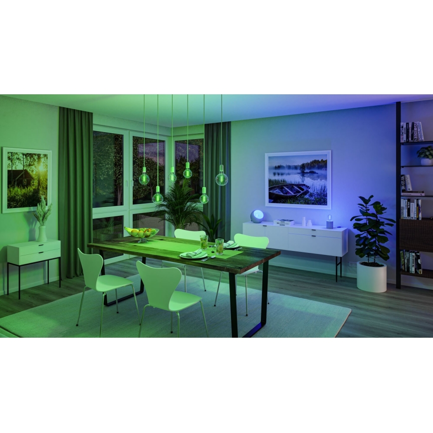 LED RGBW himmennettävä FILAMENT-polttimo E27/6,3W/230V 2200-6500K - Paulmann 29156