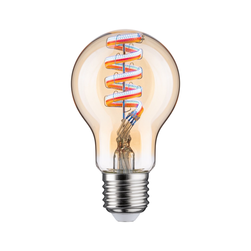 LED RGBW himmennettävä FILAMENT-polttimo E27/6,3W/230V 2200-6500K - Paulmann 29156