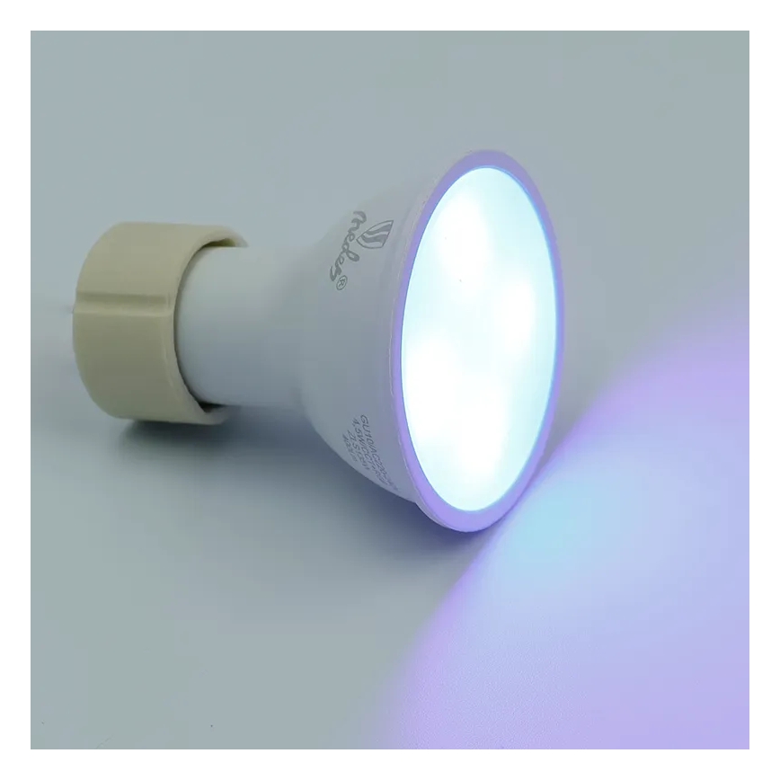 LED RGBW himmennettävä lamppu GU10/4,5W/230V 2700-6500K Wi-Fi Tuya