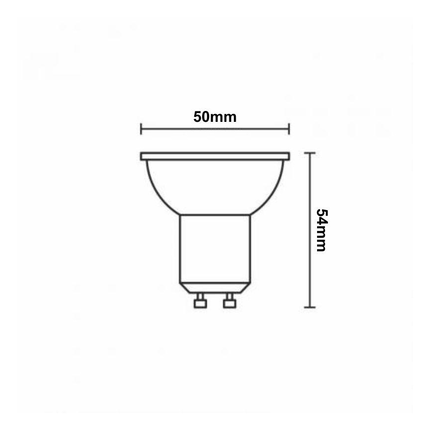 LED RGBW himmennettävä lamppu GU10/4,5W/230V 2700-6500K Wi-Fi Tuya
