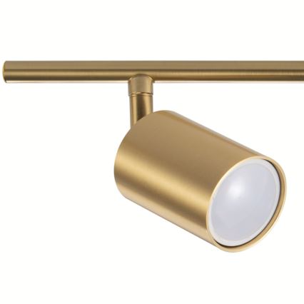 LED RGBW himmennettävä kohdevalaisin GOLDIE 4xGU10/4,8W/230V 3000K kullanvärinen + kaukosäädin
