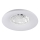 LED RGBW himmennettävä kattovalaisin tuulettimella PLAVE PAN LED/24W/230V 3000-6500K halkaisija 48,5 cm valkoinen + kaukosäädin