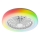 LED RGBW himmennettävä kattovalaisin tuulettimella ZAMBIA LED/24W/230V 3000-6500K valkoinen + kaukosäädin