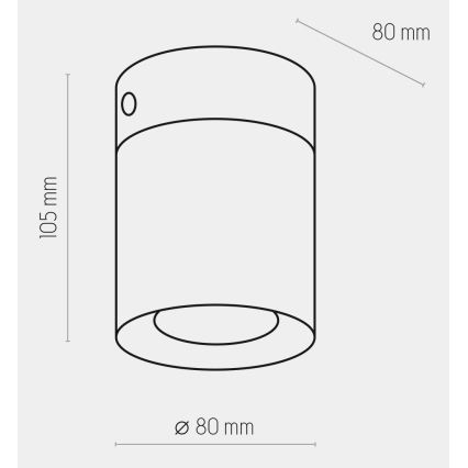 LED RGBW himmennettävä kohdevalaisin VICO 1xGU10/6,5W/230V 2700-6500K