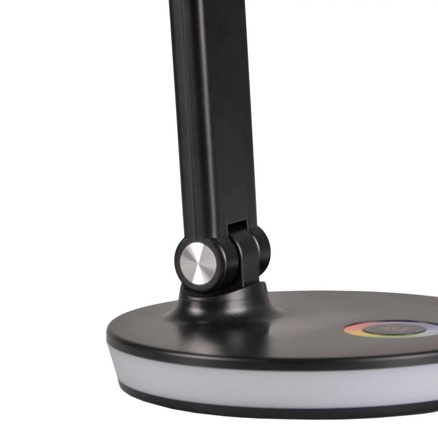 LED RGBW Himmennettävä kosketuspöytävalaisin NEPTUN LED/7W/230V musta