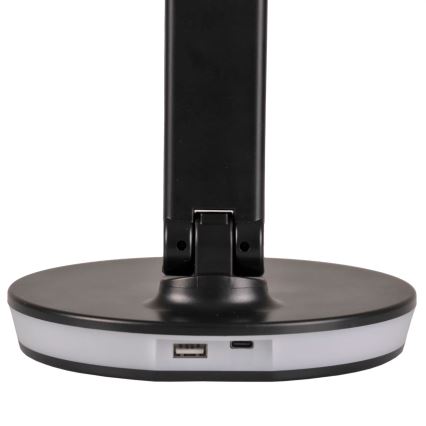 LED RGBW Himmennettävä kosketuspöytävalaisin NEPTUN LED/7W/230V musta