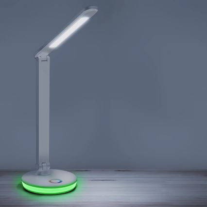 LED RGBW Himmennettävä kosketuspöytävalaisin NEPTUN LED/7W/230V valkoinen