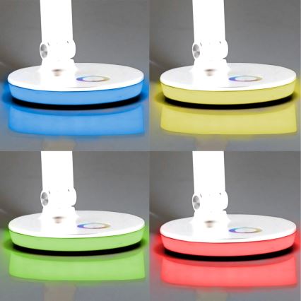 LED RGBW Himmennettävä kosketuspöytävalaisin NEPTUN LED/7W/230V valkoinen