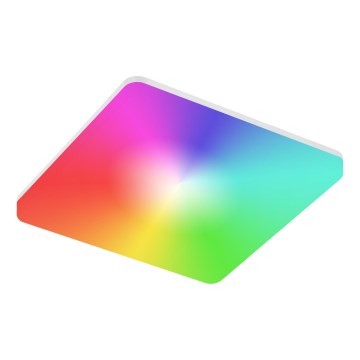 LED RGBW Himmennettävä kylpyhuoneen kattovalaisin LED/15W/230V 3000-6500K 22x22 cm IP54 valkoinen Wi-Fi Tuya