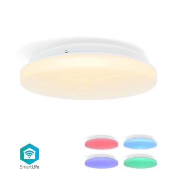 LED RGBW Himmennettävä kylpyhuoneen kattovalaisin SmartLife LED/18W/230V 2700-6500K IP44 Wi-Fi Tuya