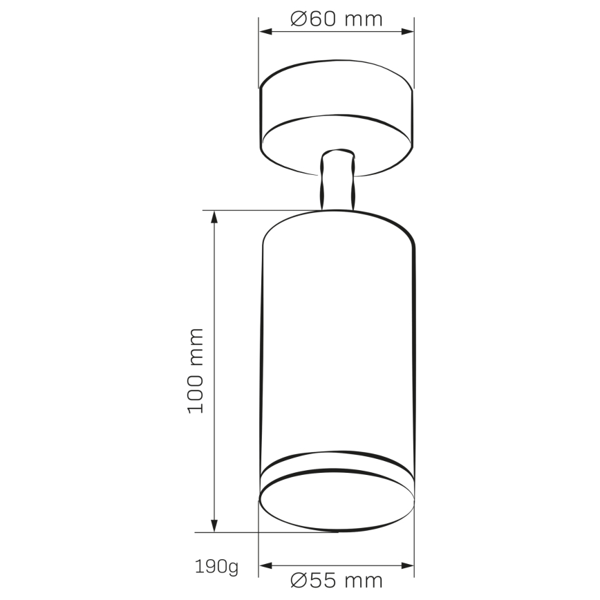 LED RGBW Himmennettävä kylpyhuoneen kohdevalaisin TURYN 1xGU10/4,8W/230V 3000K IP44 valkoinen + kaukosäädin