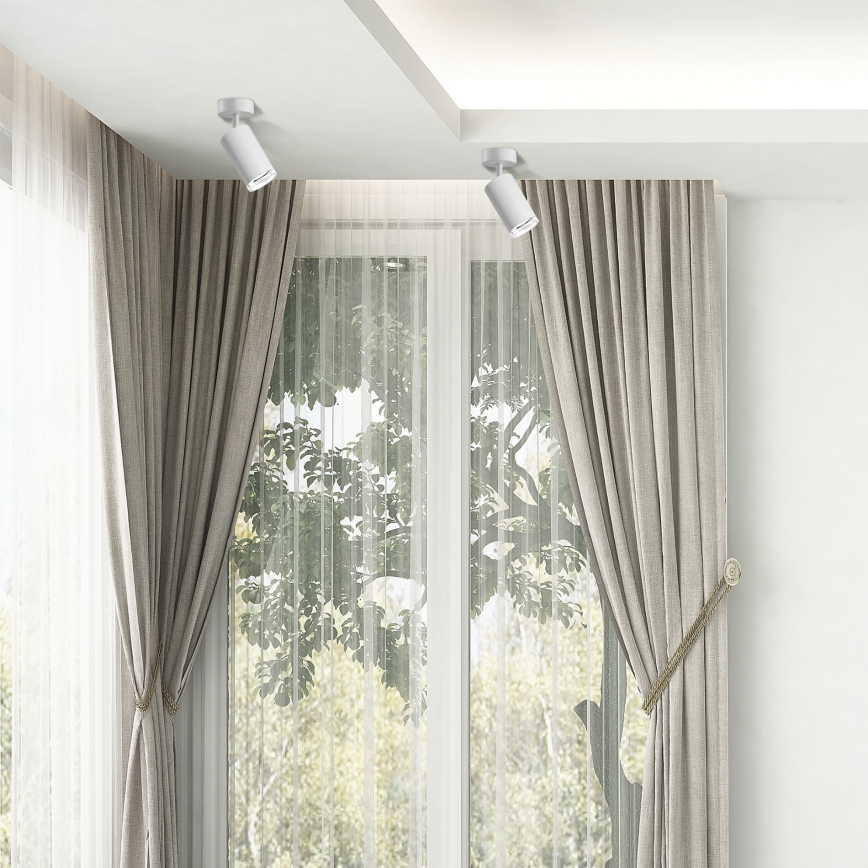 LED RGBW himmennettävä kylpyhuoneen spotti TURYN 1xGU10/6,5W/230V 2700-6500K Wi-Fi IP44 valkoinen