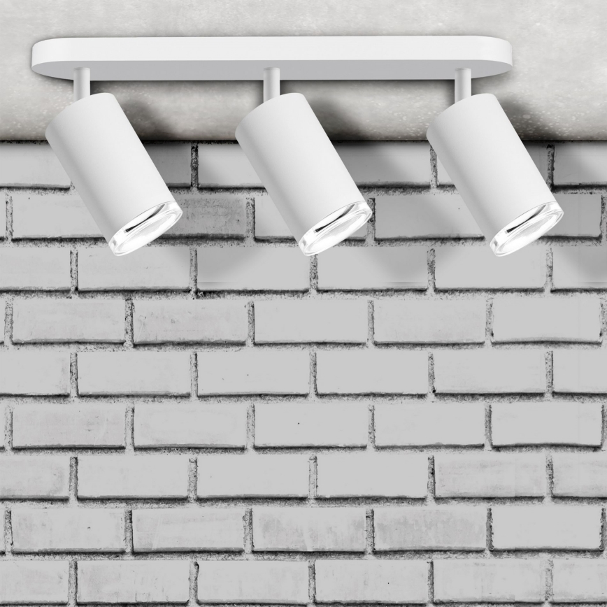 LED RGBW Himennettävä kylpyhuoneen kohdevalaisin TURYN 3xGU10/6,5W/230V 2700-6500K Wi-Fi IP44 valkoinen