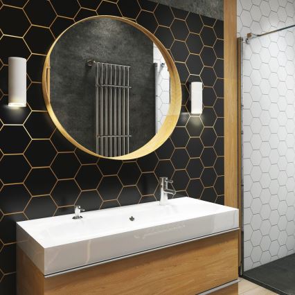 LED RGBW himmennettävä kylpyhuoneen seinävalaisin TURYN 1xGU10/6W/230V 3000K Wi-Fi IP44 valkoinen