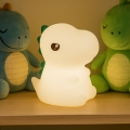 LED RGBW himmennettävä ladattava kosketustoiminen lasten yövalo DINO LED/1W/5V 1200 mAh