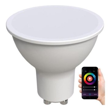 LED RGBW himmennettävä lamppu GU10/4,5W/230V 2700-6500K Wi-Fi Tuya