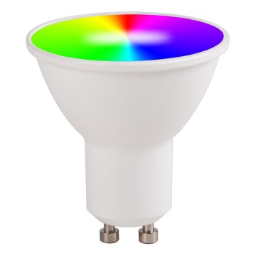 LED RGBW himmennettävä lamppu GU10/5,5W/230V 3000-6500K Wi-Fi Tuya