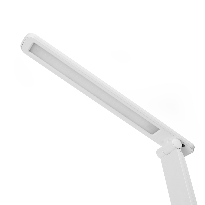 LED RGBW Himmennettävä kosketuspöytälamppu langattomalla latauksella, näyttö ja USB-portti MAGNUS LED/6W/5V 3000-6500K valkoinen