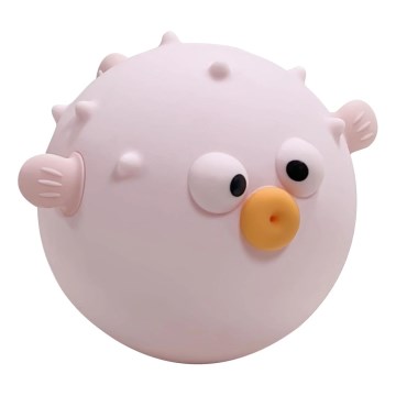 LED RGBW Himmennettävä lasten kosketus lamppu HELA LED/1W/5V USB 1200 mAh kala vaaleanpunainen