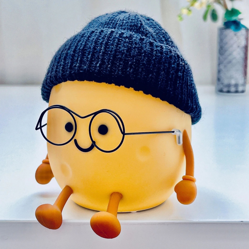 LED RGBW Himmennettävä lasten kosketus lamppu POTATO LED/2W/5V USB 1200 mAh peruna