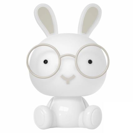 LED RGBW himmennettävä lasten yöpöytälamppu LED/2,5W/230V valkoinen pupu