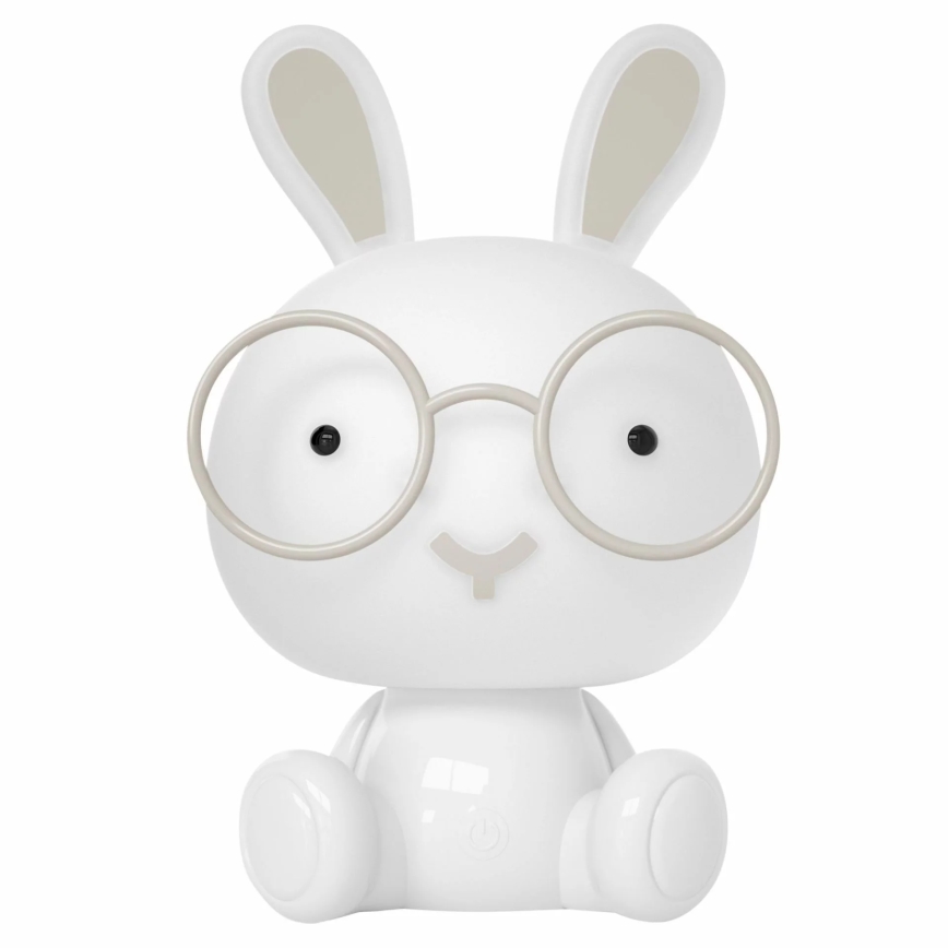 LED RGBW himmennettävä lasten yöpöytälamppu LED/2,5W/230V valkoinen pupu