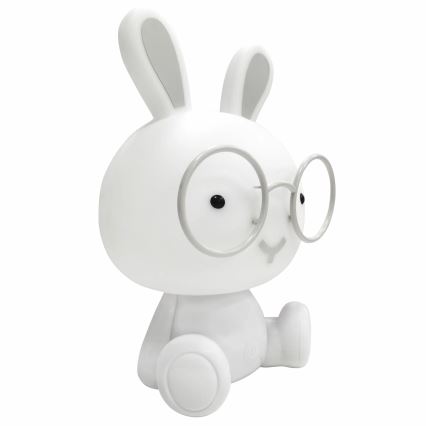 LED RGBW himmennettävä lasten yöpöytälamppu LED/2,5W/230V valkoinen pupu