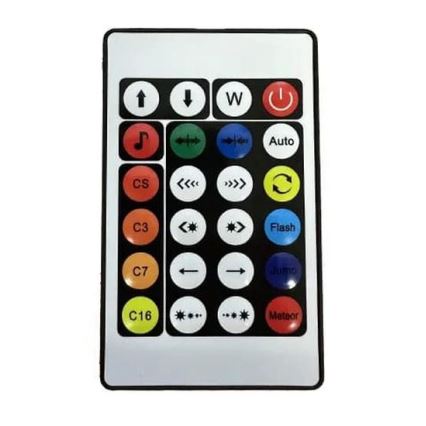 LED RGBW himmennettävä lattiavalaisin LED/12W/230V + kaukosäädin