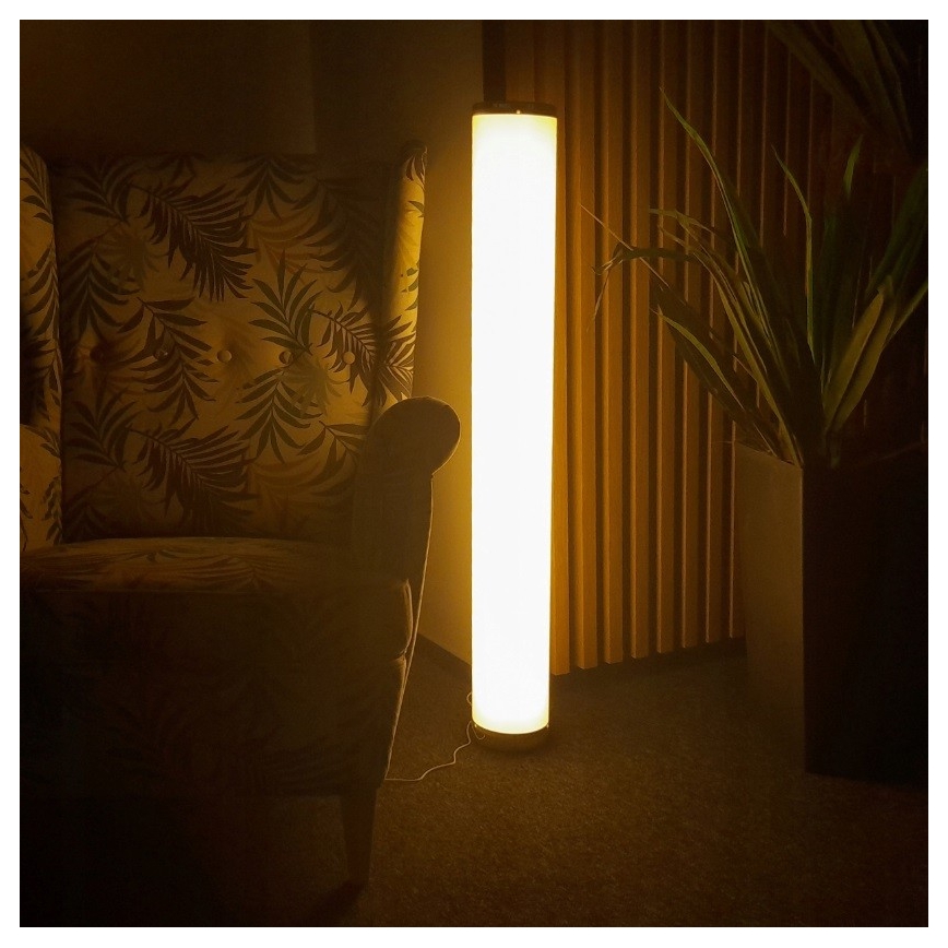 LED RGBW himmennettävä lattiavalaisin STELLA LED/12W/230V + kaukosäädin