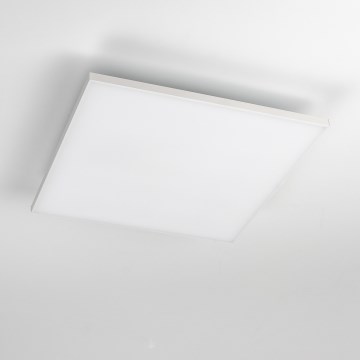 LED RGBW himmennettävä pinta-asennettava paneelivalaisin, 22 W, 230 V, 2700–6500 K, 29,5 x 59,5 cm, valkoinen + kaukosäädin