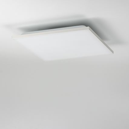 LED RGBW himmennettävä pinta-asennettava paneelivalaisin, 22 W, 230 V, 2700–6500 K, 29,5 x 59,5 cm, valkoinen + kaukosäädin