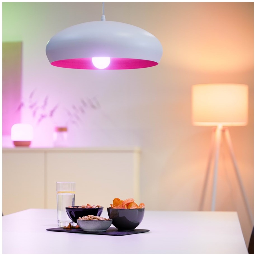 LED RGBW Himmennettävä polttimo A60 E27/8,5W/230V 2200-6500K  CRI 90 Wi-Fi + kauko-ohjaus - WiZ