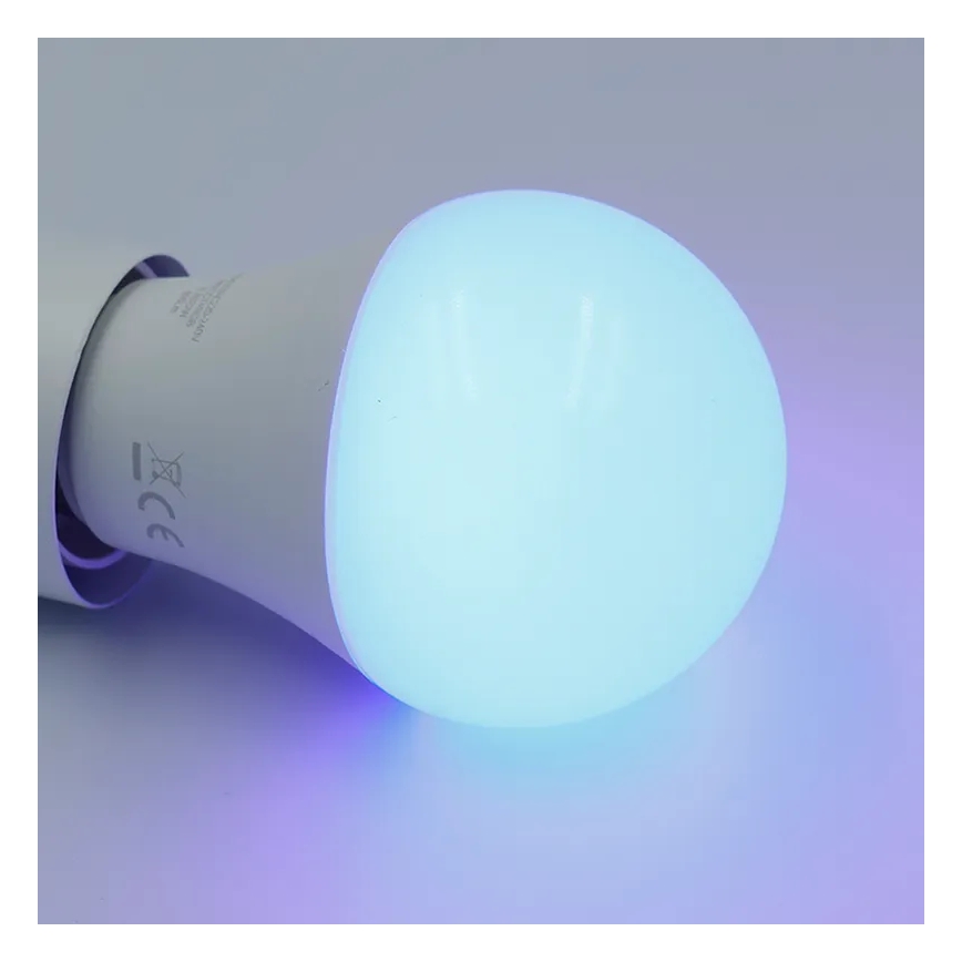 LED RGBW Himmennettävä polttimo A60 E27/9W/230V 2700-6500K Wi-Fi Tuya