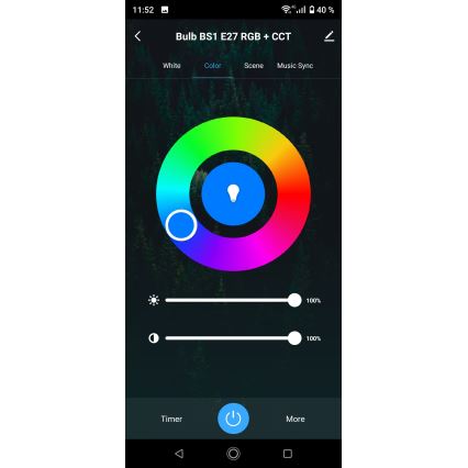 LED RGBW Himmennettävä polttimo E14/5,5W/230V 3000-6500K Wi-Fi