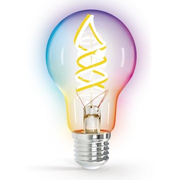 LED RGBW Himmennettävä polttimo FILAMENT MESH Älykäs A60 E27/4,9W/230V 2700K - Aigostar