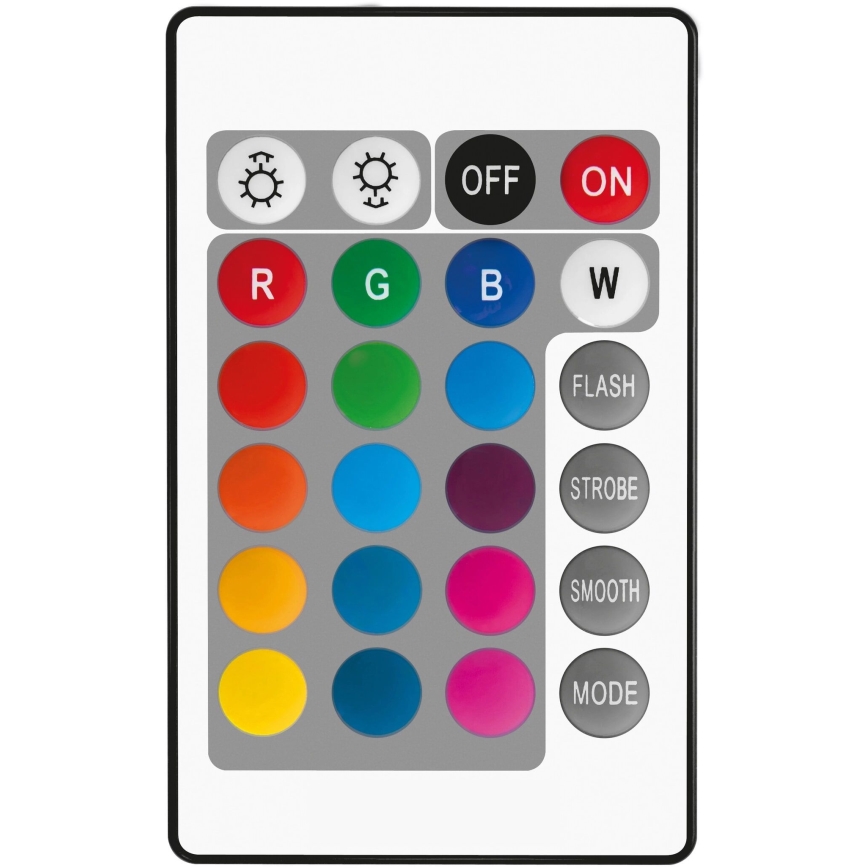 LED RGBW Himmennettävä polttimo E14/4,9W/230V 2700K + kauko-ohjaus - Globo
