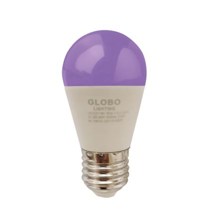 LED RGBW Himmennettävä polttimo E27/6W/230V 3000K + kauko-ohjaus - Globo
