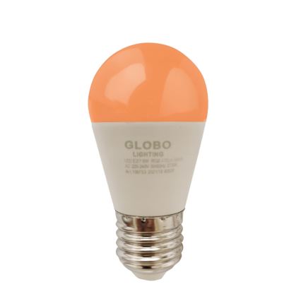 LED RGBW Himmennettävä polttimo E27/6W/230V 3000K + kauko-ohjaus - Globo