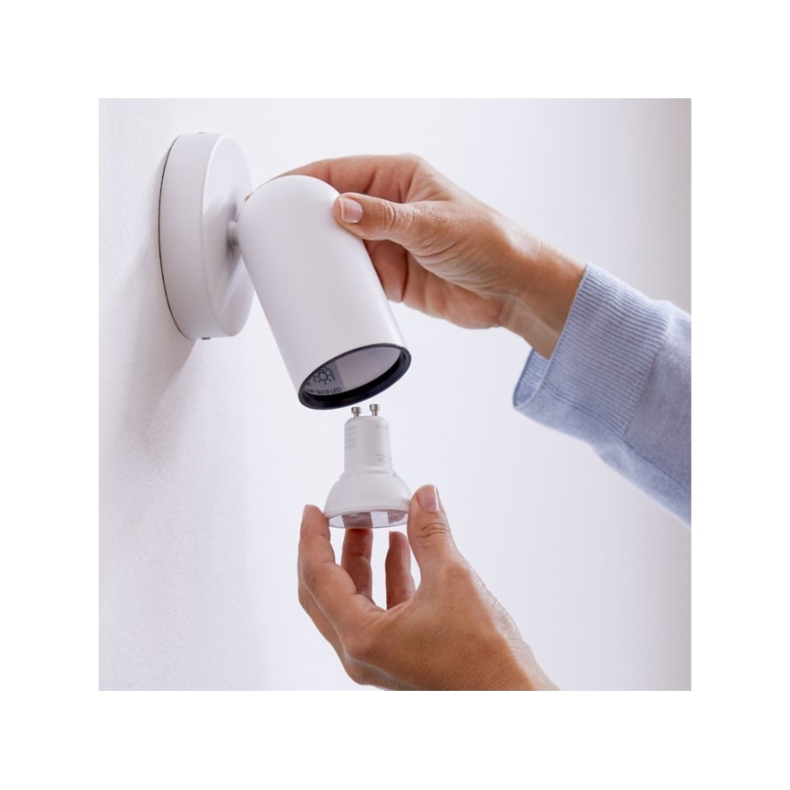 LED RGBW Himmennettävä polttimo PAR16 GU10/4,7W/230V 2200-6500K CRI 90 Wi-Fi - WiZ