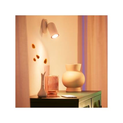 LED RGBW Himmennettävä polttimo PAR16 GU10/4,7W/230V 2200-6500K CRI 90 Wi-Fi - WiZ