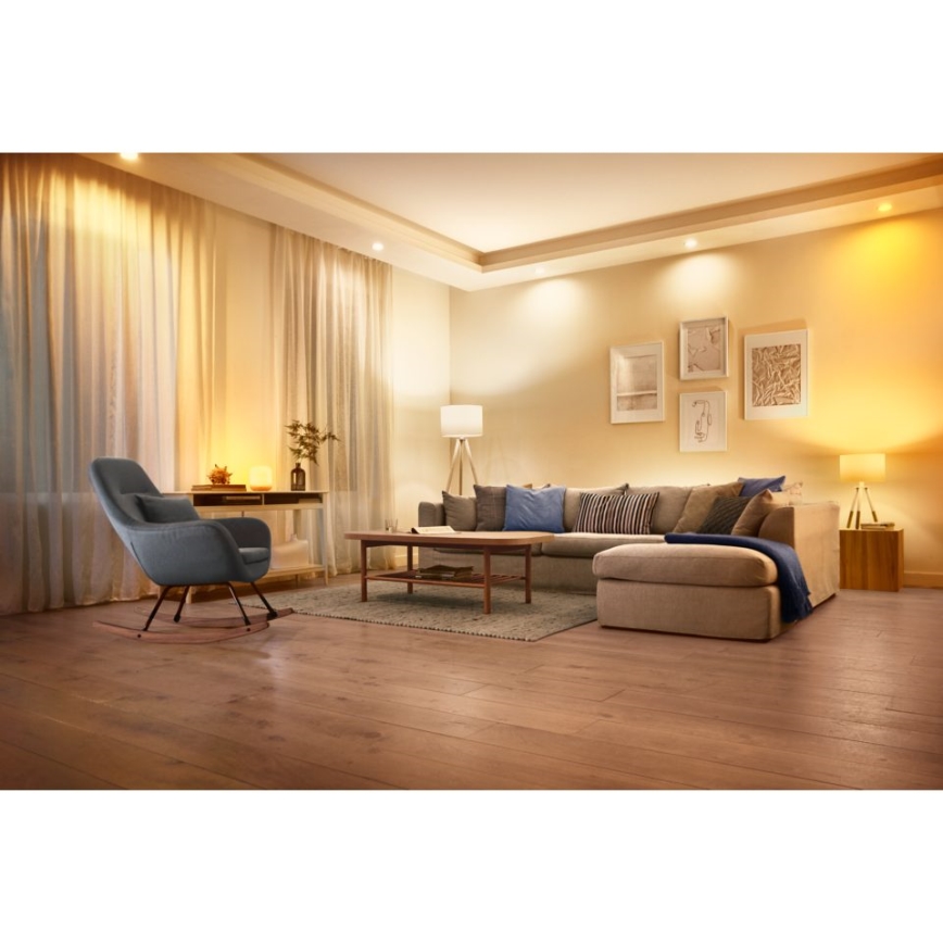 LED RGBW Himmennettävä polttimo PAR16 GU10/4,7W/230V 2200-6500K CRI 90 Wi-Fi - WiZ