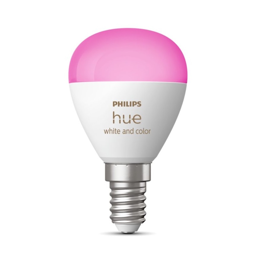 LED RGBW Himmennettävä polttimo Philips Hue White And Color Ambiance P45 E14/5,1W/230V 2000-6500K