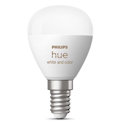 LED RGBW Himmennettävä polttimo Philips Hue White And Color Ambiance P45 E14/5,1W/230V 2000-6500K