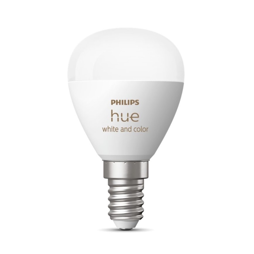 LED RGBW Himmennettävä polttimo Philips Hue White And Color Ambiance P45 E14/5,1W/230V 2000-6500K