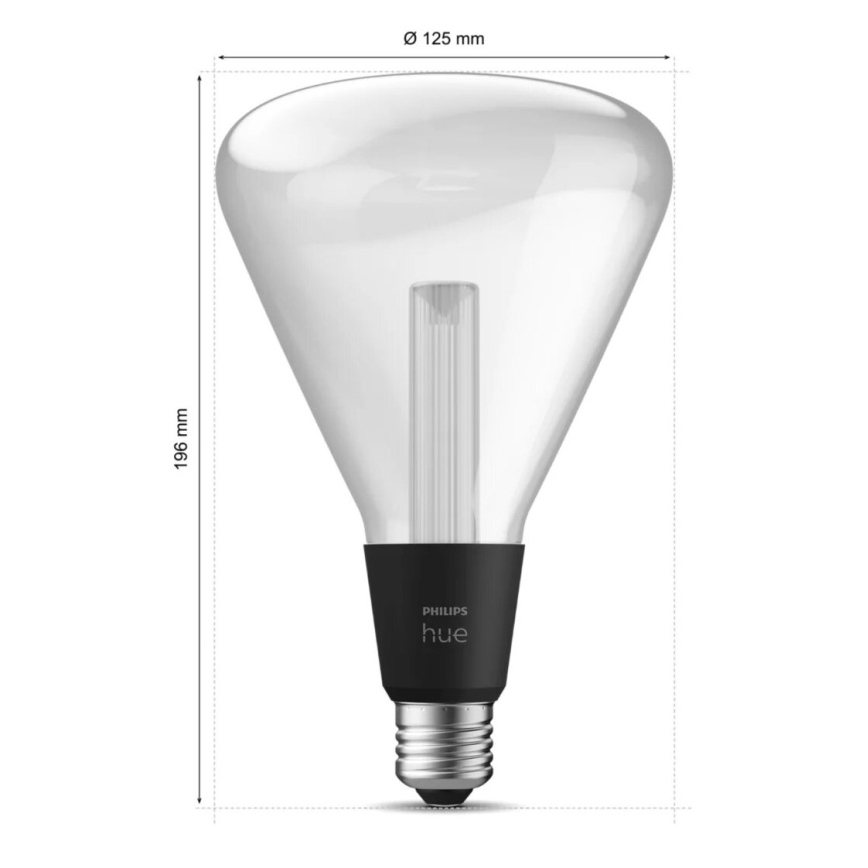 LED RGBW Himmennettävä polttimo Philips Hue White And Color Ambiance E27/6,8W/230V 2000-6500K