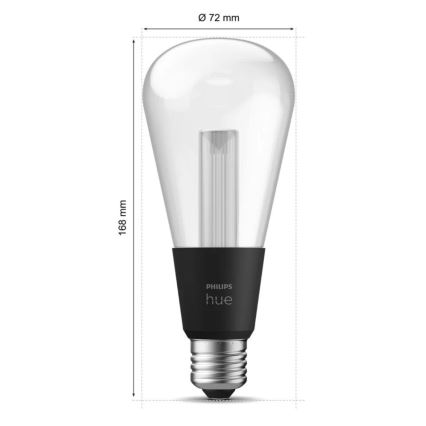 LED RGBW Himmennettävä polttimo Philips Hue White And Color Ambiance E27/6,8W/230V 2000-6500K