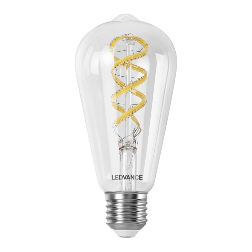 LED RGBW Himmennettävä polttimo SMART+ FILAMENT EDISON ST64 E27/4,8W/230V 2700-6500K Wi-Fi - Ledvance
