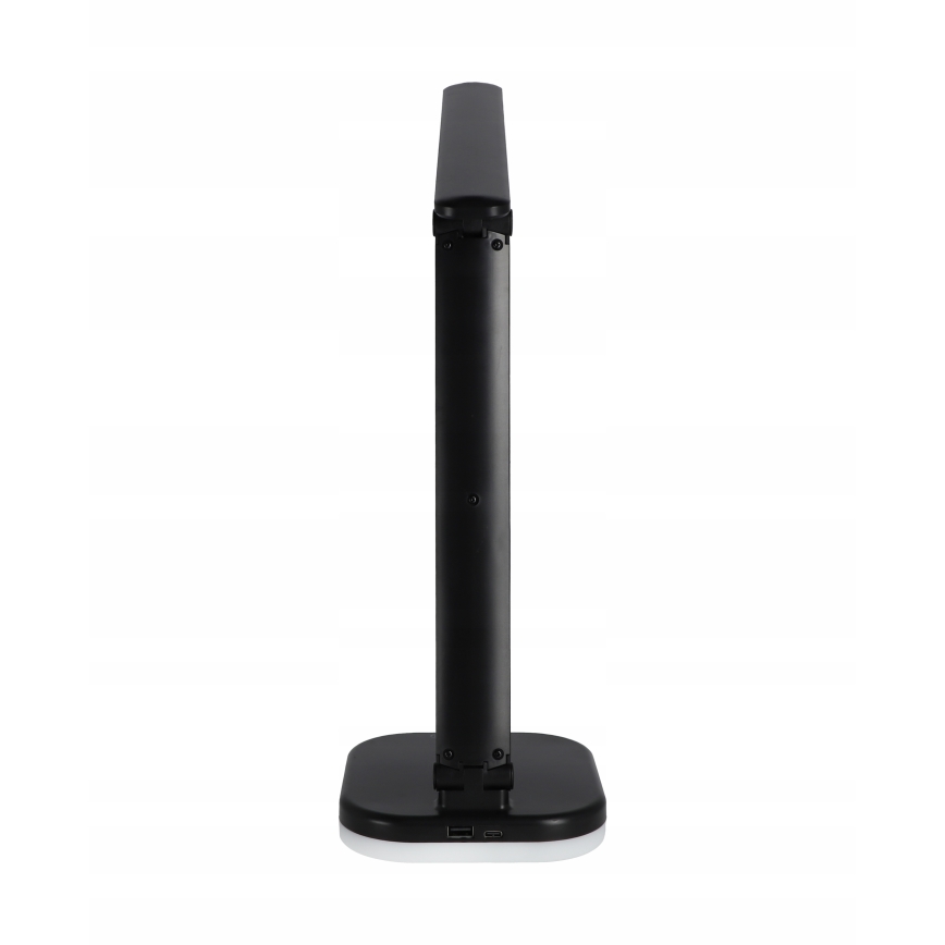 LED RGBW-himmennettävä pöytälamppu langattomalla latauksella LED/7W/5V USB musta